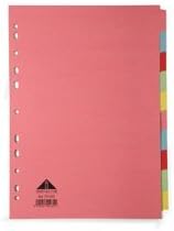 Customer Stock Manilla Divider A4 10pt Clrd