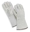 Condor 4JF96 Glove, Welding, Cowhide, Gray, L, Pr