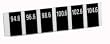 Forehead Thermometer Strips - Forehead Thermometer, 94.6?F - 104.6?F Range, 100 Unit / box Model ATC430Z