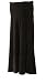 Lilo Maternity Long Velour Skirt (S short (35"), Black)
