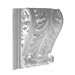 Acanthus Large corbel w/ back plate - Cherry