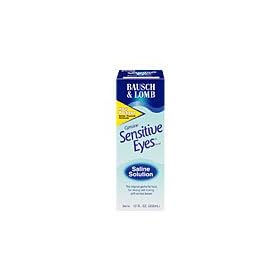 Bausch and Lomb sensitive eyes saline solution for conact lenses v 12 oz