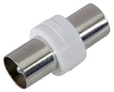Coaxial Coupler Adaptor TV Aerial Lead Male To Male