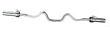 Cap Barbell Solid Super Curl Bar with Collars