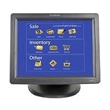 Planar PT1500MX-BK 15-Inch 5-Wire Resistive Touch Screen Analog LCD Monitor with Dual Serial/USB Controller and Tilt (Black)