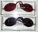 Super Sunnies UV Eye Protection Tanning Goggles Eyeshields One Pair