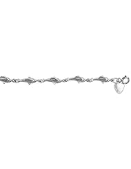Sterling Silver Dolphin Charm Bracelet