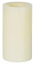 Candle Impressions CA10301CH 6-Inch Vanilla Scented Flameless Round Wax Candle, Champagne