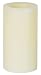 Candle Impressions CA10301CH 6-Inch Vanilla Scented Flameless Round Wax Candle, Champagne