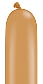 Qualatex 260Q Twister Balloons, Mocha Brown - Pack of 100