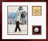 Pat Bradley Autographed Golf Ball with 8 x 10 Framed Photograph from Pro Tour Memorabilia