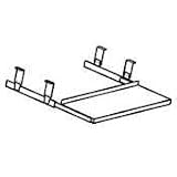 HON4028P - Underdesk Oversized Keyboard Platform/Mouse Tray