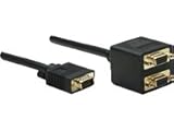 Produkt-Bild: MANHATTAN Video Splitter Kabel VGA Stecker auf 2x VGA Buchsen schwarz 0,3 m