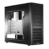 Lian Li PC-7FNWB Aluminum Black Mid Tower with Window Gaming Case - No PSU