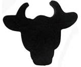 Rodeo Bull Silhouette Antenna Topper