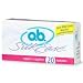 o.b. Silk Ease Regular Tampons, 20-Count Boxes (Pack of 6)