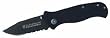 Extreme Ops Large Black w/ Black Serr Blade - Knives - Pocket/Folder