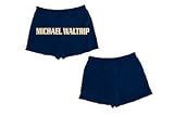 Michael Waltrip Navy Blue Driver Ladies Shorts