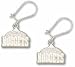 Denver Nuggets Sterling Silver Dangle Earrings