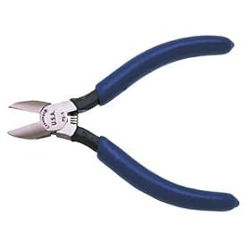 Click here to buy Crescent Cutter, Diagonal, 5, Oval, Flush, Relieved, Plastic by Cooper Tools.