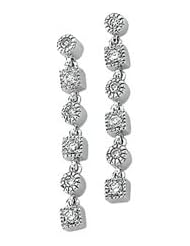 Ann Harrington Jewelry 14k White Gold 1/5 Ct Tw Diamond Vintage Style Earrings