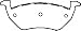 Bendix D1055Ct Disc Brake Pad