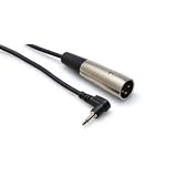 5Ft Microphone Cable Ra 3.5Mm Ts To Xlr3M With White Earbud Headphones