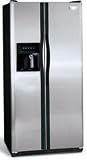 Frigidaire FRS3R5ESB 22.6 cu. ft. Side by Side Refrigerator with 3 Glass Shelves, 1 Humidity Control and External 4 Button Ice/Water Dispenser