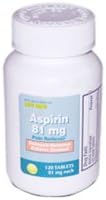 ASPIRIN TABS 81 MG E/C *QLT Size: 120