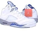 Nike Air Jordan 5 V Retro (white / royal blue / stealth)