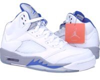 Nike Air Jordan 5 V Retro (white / royal blue / stealth)