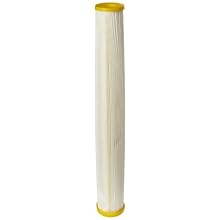 Pentek ECP50-20 Pleated Cellulose Polyester Filter Cartridge, 20" x 2-5/8", 50 Microns