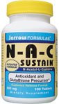 Jarrow Formulas - N-A-C Sustain, 600 mg, 100 tablets
