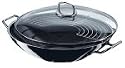 Silit Professional Wok Silargan® kpl. mit Glasdeckel, Dünstrost, Wok-Besteck 36 cm Ø