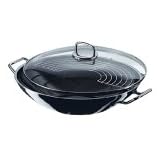 Silit Professional Wok Silargan� kpl. mit Glasdeckel, D�nstrost, Wok-Besteck 36 cm �von "Silit"