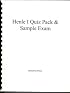 Henle Latin 1 Quiz/Exam Packet