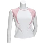 Bolle Tennis Sweet Colorblocked Sleeveless Top (COLOR: White/Pink, SIZE:Medium)