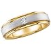 14kt. Two Tone, 1/5 ct. Diamond Wedding Band