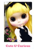 ブライス　A5クリアファイル　キュートアンドキュリアス
