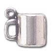 Solid Sterling Silver Coffee Mug Charm