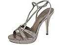Pelle Moda Vino | Women's Dress Sandals Pewter w/Smoke Stone
