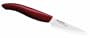 Kyocera Revolution Series 3-1/7- Inch Paring Knife with Red Handle, White Blade
