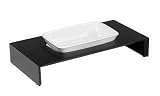 Siam Raised Pet Feeder for Small Dogs & Cats - Black