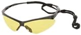 Jackson Safety 3000359 Nemesis Safety Glasses Black Frame / Amber Lens (19809)