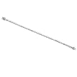 Round CZ Sterling Silver Bracelet