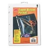 Boorum & Pease 68504 Ring Binder See-Through Pocket with Zipper