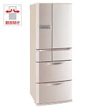 【エコポイント対象商品】三菱 545L 6ドア ノンフロン冷蔵庫（フローラル）光ビッグ MR-E55R-F