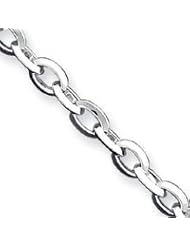 Sterling Silver 8.5inch Fancy Link Bracelet QH209-8.5"