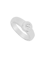 Diamond Ring 14K White Gold - 0.25 CT Diamonds