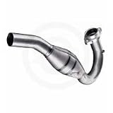 07-09 YAMAHA YZ250F: FMF MEGABOMB HEADER - TITANIUM (NATURAL TITANIUM) by FMF